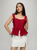Red color option, Sold out, Currently selected
