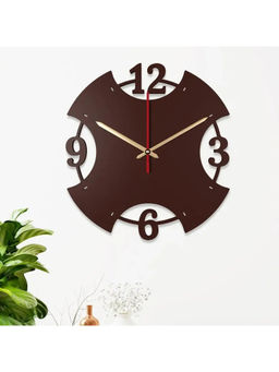 Dekorstation - Brown Adele Engineered Wood Wall Clock