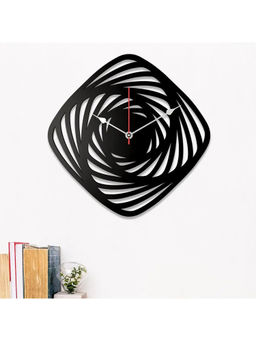 Dekorstation - Black Ella Engineered Wood Wall Clock