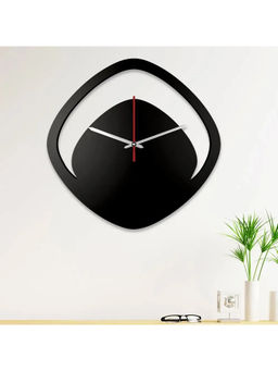 Dekorstation - Black Mila Engineered Wood Wall Clock