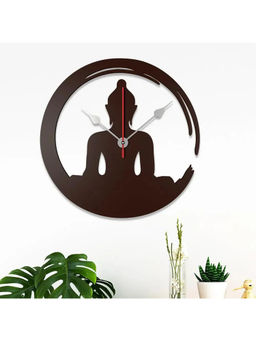 Dekorstation - Brown Alvaro Engineered Wood Wall Clock