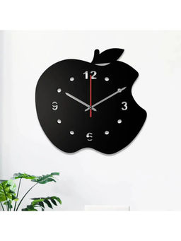Dekorstation - Black Fernando Engineered Wood Wall Clock