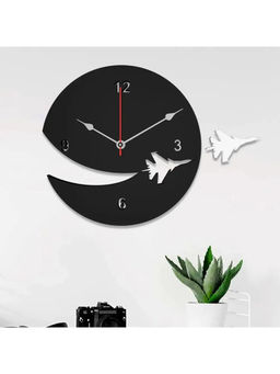 Dekorstation - Black Maria Engineered Wood Wall Clock