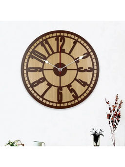 Dekorstation - Beige Akila Engineered Wood Wall Clock