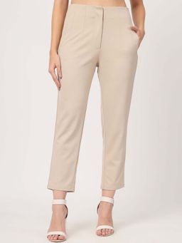 Beatnik - Beige Pleated Trouser