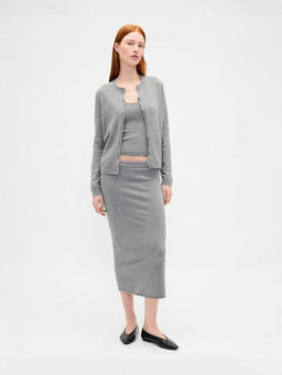 GAP - Women's Textured Straight Skirt