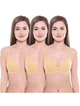 Bodycare - Pack of 3 Lightly Padded Bra In Skin Colour