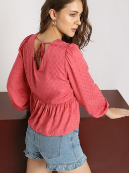 VERO MODA - Women Red Casual Wear Top