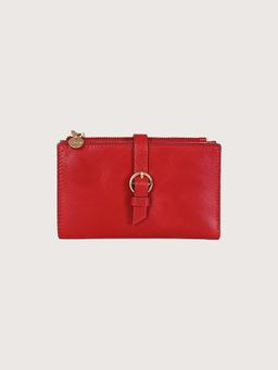 LODIS - Red Buckle Up Ns French Wallets and Card Cases