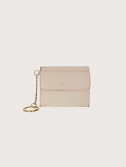 LODIS - Beige Catalina Mini Lather Wallets and Card Cases