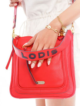 LODIS - Red Payton New N/S Lather Sling and Cross Bags