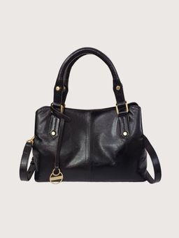 LODIS - Black Kendall Classic Lather Satchel