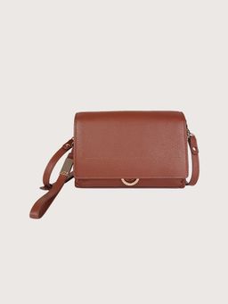 LODIS - Brown Amy Lather Sling and Cross Bags