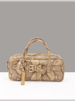 LODIS - Beige Taz Lather Satchel