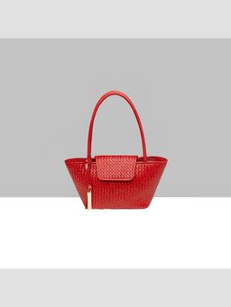 LODIS - Red Vega Lather Satchel