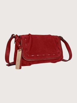 LODIS - Red Jeniffer Lather Sling and Cross Bags