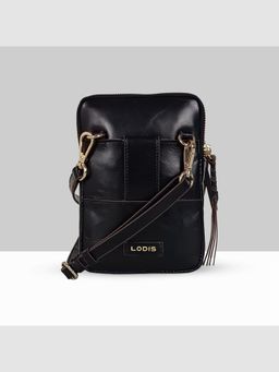 LODIS - Black Catalina Lather Sling and Cross Bags