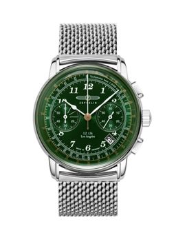 Zeppelin - Mens Watch Quartz Chronograph with Metal Bracelet (M)