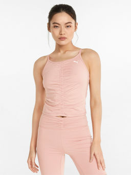 Puma - Studio Foundation Ruched Womens Yoga Tank Top
