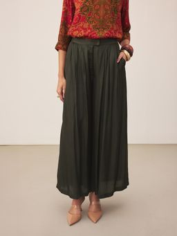 Ritu Kumar - Olive Pleated Pant