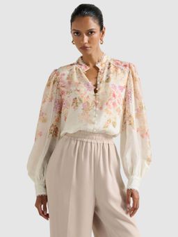 Forever New - White Emma Petite Trimmed Top
