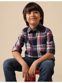 U.S. POLO ASSN. - Boys All Over Printed Pure Cotton Shirt