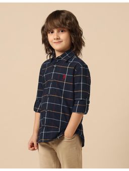 U.S. POLO ASSN. - Boys All Over Printed Oxford Shirt