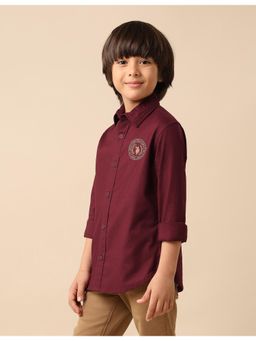 U.S. POLO ASSN. - Boys Oxford Brand Embroidered Shirt