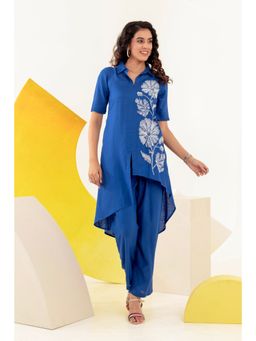 Autumnlane - Blue Tushki Elegant Kurta with Pant (Set of 2)