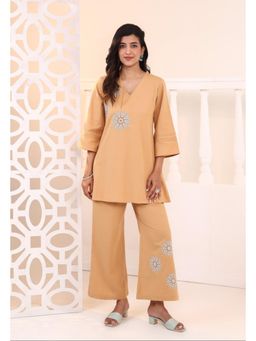 Autumnlane - Mustard Rafter Embroidery Co-Ord Set