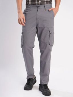 Bene Kleed - Men Grey Regular Fit Cargos
