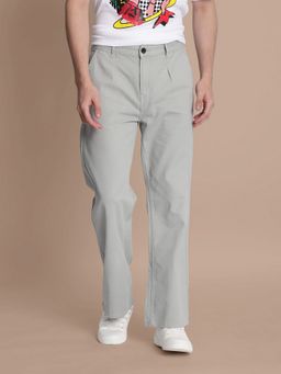 Bene Kleed - Men Grey Wide Leg Chinos
