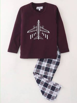 Buy Nite Flite Airplane Pyjama (Set of 2) Online