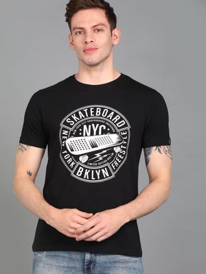 Ungaro Sport Black Cotton Men's T-Shirt