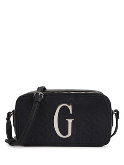 Guess - Black Plummer Sling And Crossbody Bag