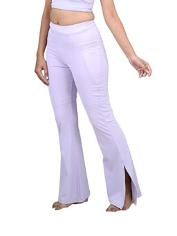MLADA - Women's Lavender Stretchable Active Pant