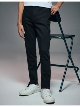 Flying Machine - Men Black Cotton Solid Skinny Jeans