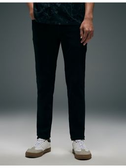 Flying Machine - Men Black Cotton Solid Skinny Jeans