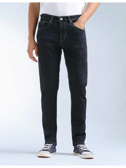 Flying Machine - Men Blue Cotton Solid Slim Jeans