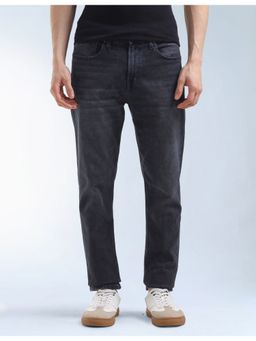 Flying Machine - Men Blue Cotton Solid Slim Jeans