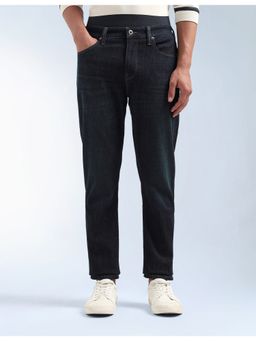 Flying Machine - Men Blue Cotton Solid Slim Jeans