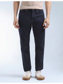 Flying Machine - Men Blue Cotton Solid Slim Jeans