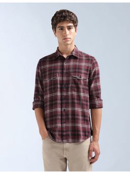 Flying Machine - Red Tartan Checked Originals Shirt