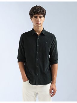 Flying Machine - Green Corduroy Original Shirt