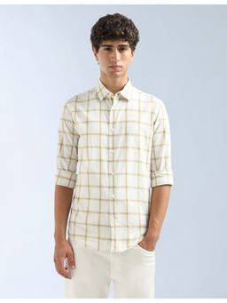 Flying Machine - Yellow Original Seersucker Shirt