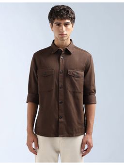 Flying Machine - Brown Original Relaxed Fit Shirt