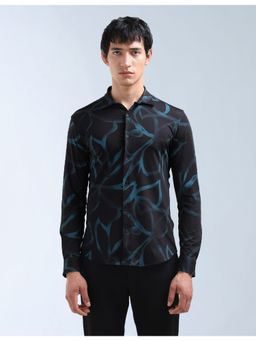 Flying Machine - Black Printed Original Shirt