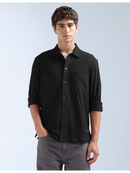 Flying Machine - Black Relaxed Fit Original Shirt