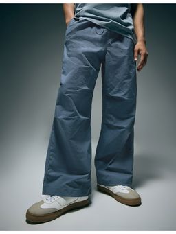 Flying Machine - Men Blue Nylon Solid Cargo