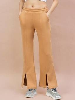 98 Degree North - Women Copper Solid/Plain Fleece Pant